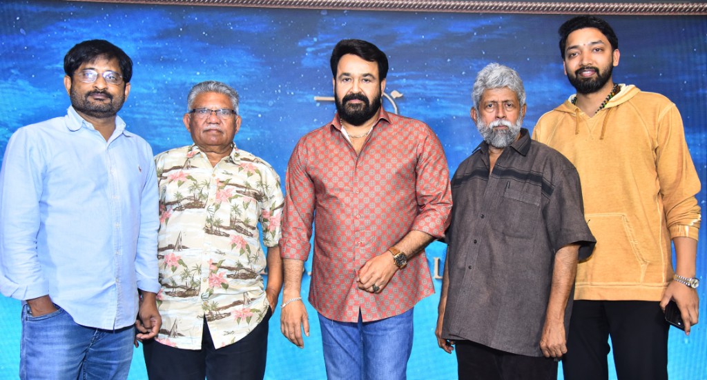 Mohan Lal Barroz 3D Hyderabad Press Meet
