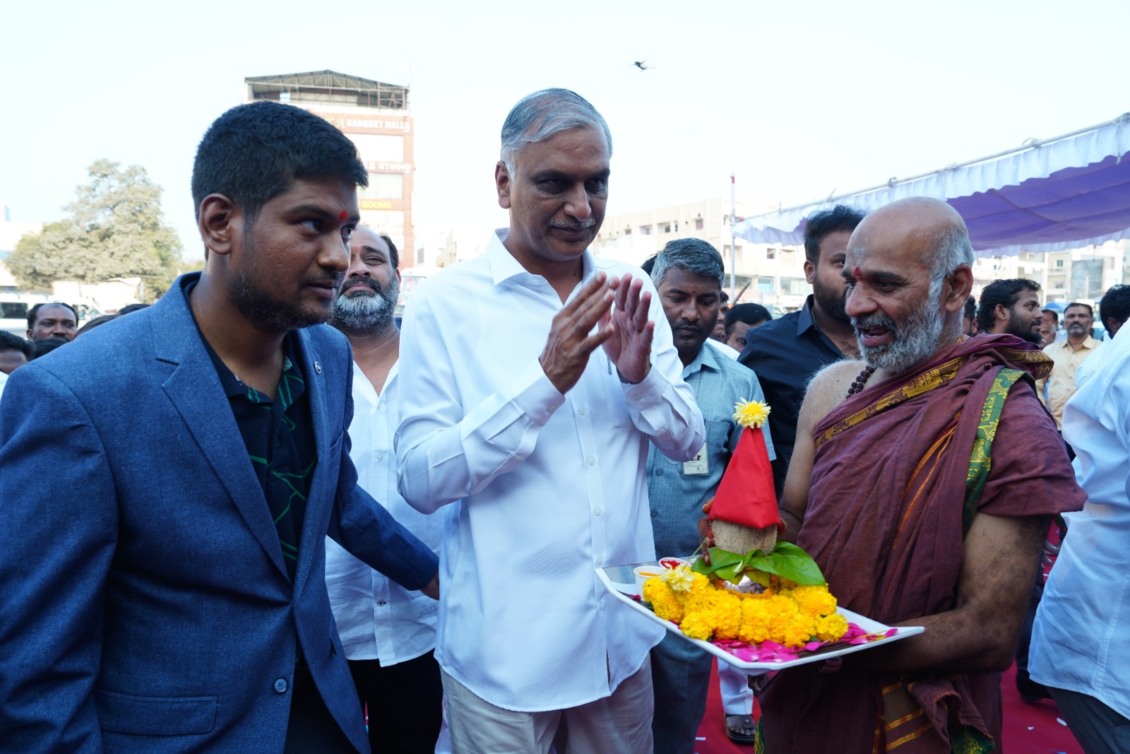 Harish Rao Opened Arjun TVS Showroom