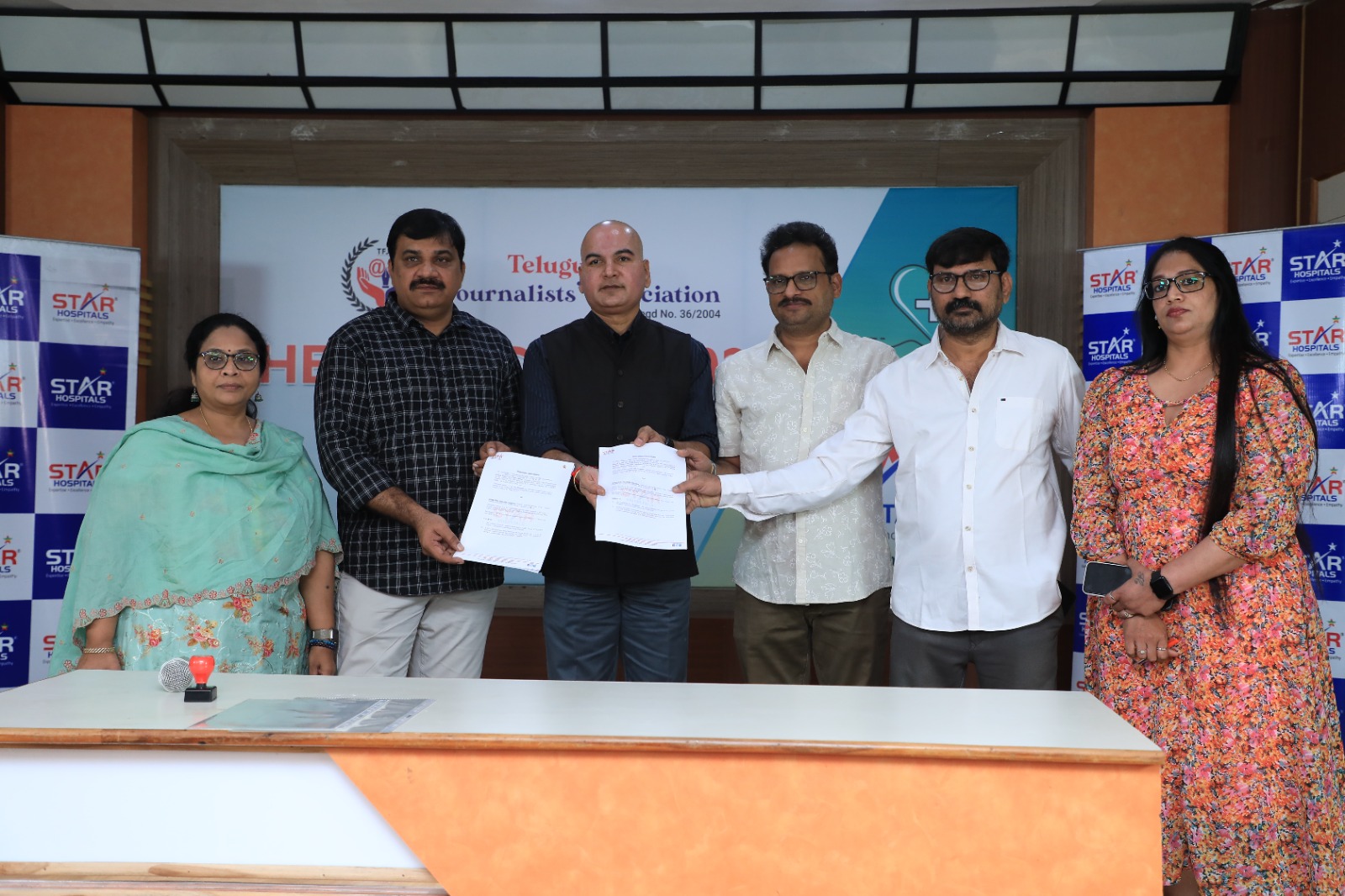 TFJA Conducted Health Camp