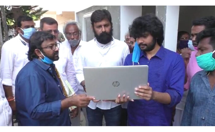 Minister Kodali Nani released Auto Rajani Movie first look poster