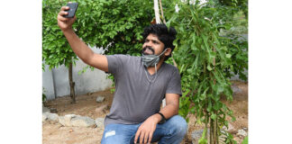 Young Hero Naveen kumar Received Green india challenge and sapling the plant