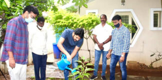 Hero Allari Naresh Plant Sapling