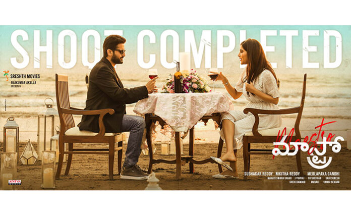 Nithiin, Merlapaka Gandhi Sreshth Movies Maestro Shooting Completed