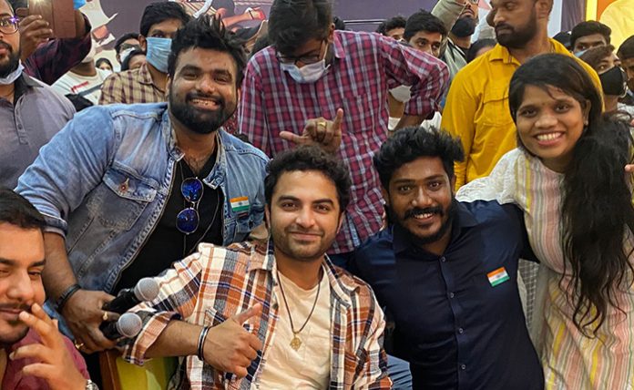 Hero Vishwaksen as chief guest Red FM Independence day Festival