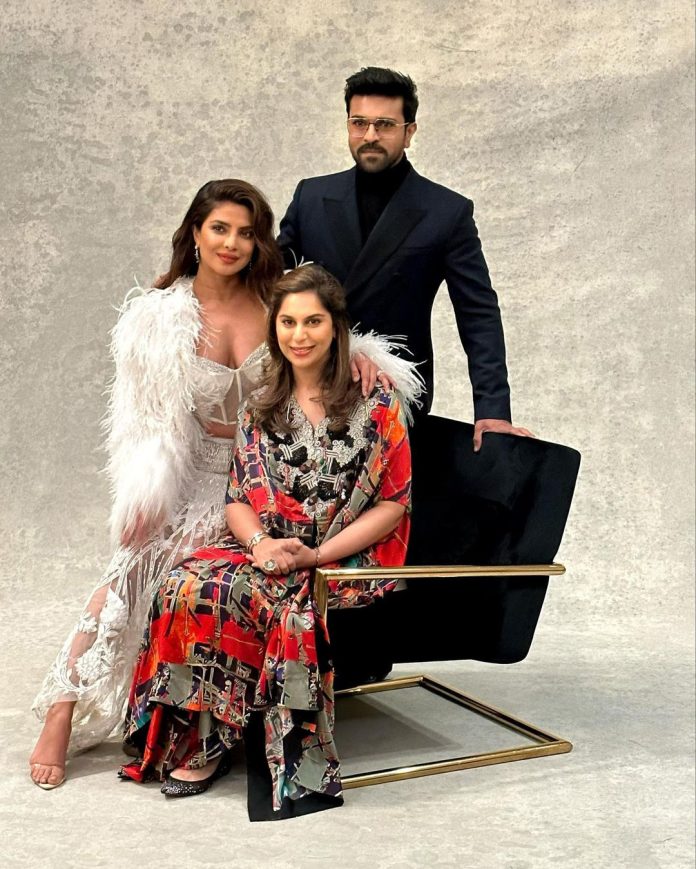 Ramcharan - Upsana attends the South Asian Excellence pre-Oscar event 05