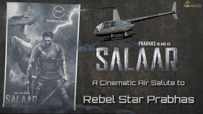 ఆరు హెలికాప్టర్లతో రెబల్ స్టార్ ప్రభాస్ కు సినిమాటిక్ సెల్యూట్ చేసిన కెనడా ఫ్యాన్స్