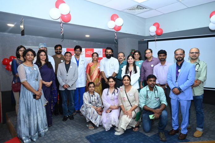Supreme Hero Sai Durgha Tej Graciously Donates Rs. 5 Lakh to Pure Little Hearts Foundation on World Heart Day