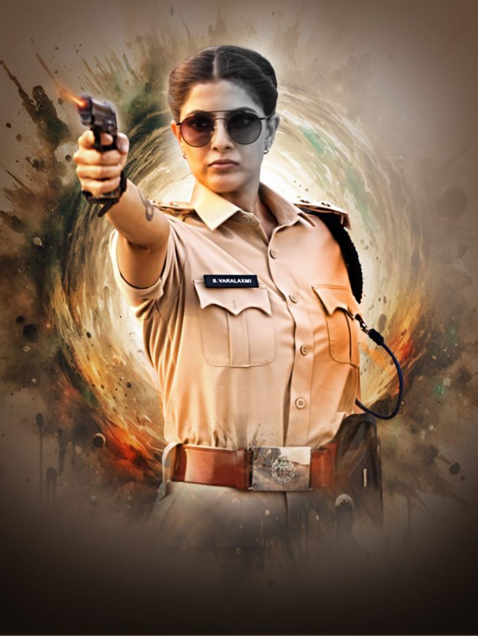 First Look of Varalaxmi Sarathkumar from Police Complaint (2) First Look of Varalaxmi Sarathkumar from Police Complaint