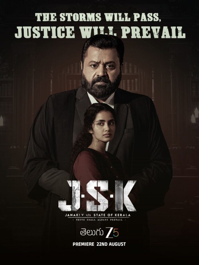 J.S.K – Janaki Vs State of Kerala Premieres in Telugu Only on ZEE5