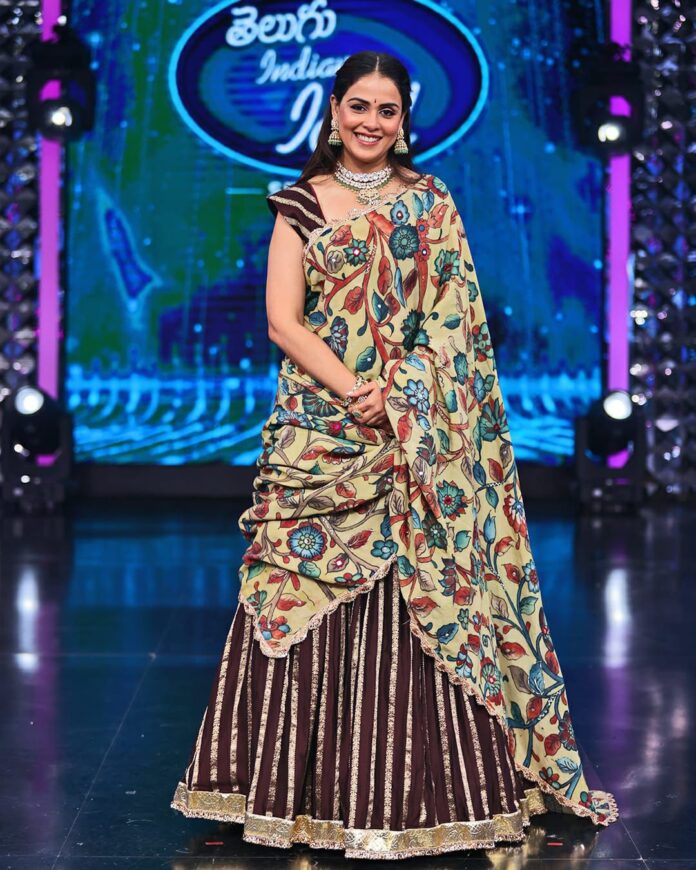 Genilia At Aha Indian Idol Show (3) Genilia At Aha Indian Idol Show