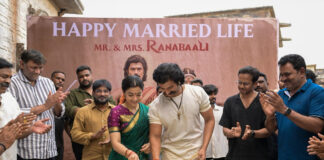 Ranabaali welcomed the newly married pair Vijay Deverakonda and Rashmika onto the sets