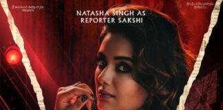First Look Of Natasha Singh As Reporter Sakshi in Hit & Run