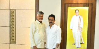 P. Bharath Bhushan Meets AP Cm Nara Chandrababu Naidu