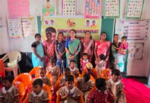 కొండకల్ అంగన్వాడి చిన్నారులకు నందమూరి జానకిరామ్ ట్రస్ట్ సేవా చేయూత Nandamuri Janakiram Trust Brings Smiles