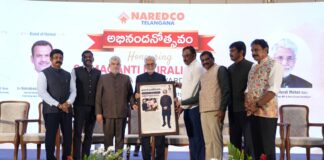 NAREDCO Felicitated Muralimohan