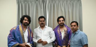 Actor Naveen Chandra Visits Tirumala Temple