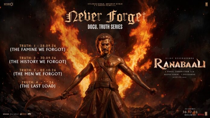 Vijay Deverakonda’s Ranabaali: Never Forget The Truth Documentary Series Announced