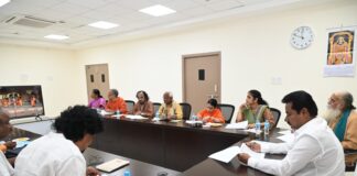 SVBC Chairman B. Sridhar Varma Chairs Nadaneerajanam Artists Selection Committee Meeting