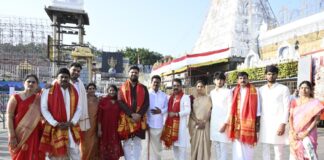AP FDC Chairman Bharat Bhushan Offers Prayers at Tirumala