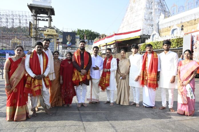 AP FDC Chairman Bharat Bhushan Offers Prayers at Tirumala (2) AP FDC Chairman Bharat Bhushan Offers Prayers at Tirumala