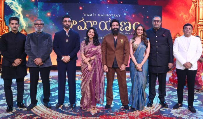 Ramayana Telugu Pre Releae Event At Hyderabad Held In A Grand Manner Ramayana Telugu Pre Releae Event At Hyderabad Held In A Grand Manner